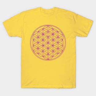 Violet Sacred Geometry T-Shirt